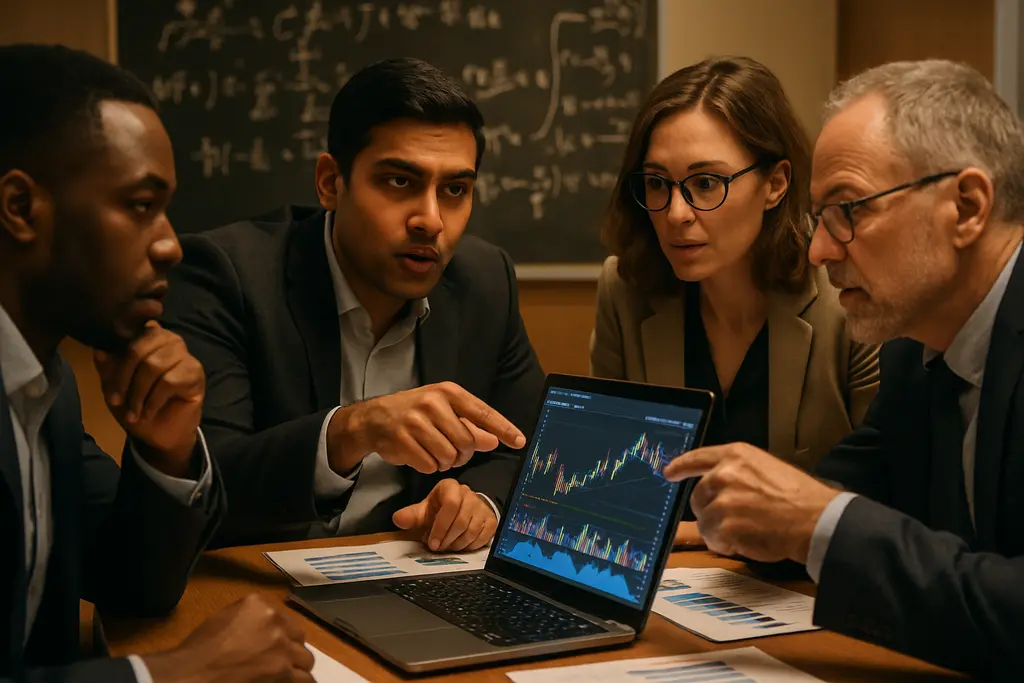 Kalshi legal modeling dashboard with risk charts and legal event timelines