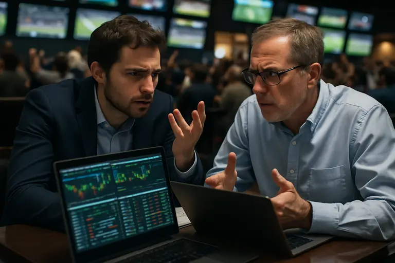 Product managers reviewing wagering trends and customer behavior data