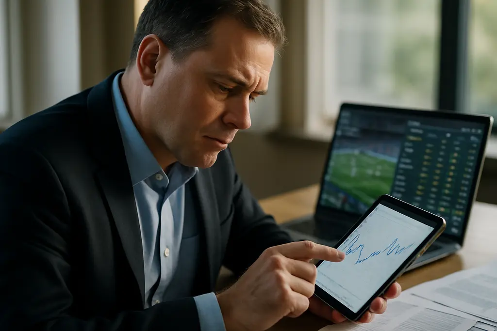 Operator Compliance Strategy dashboard reviewing sportsbook risk controls