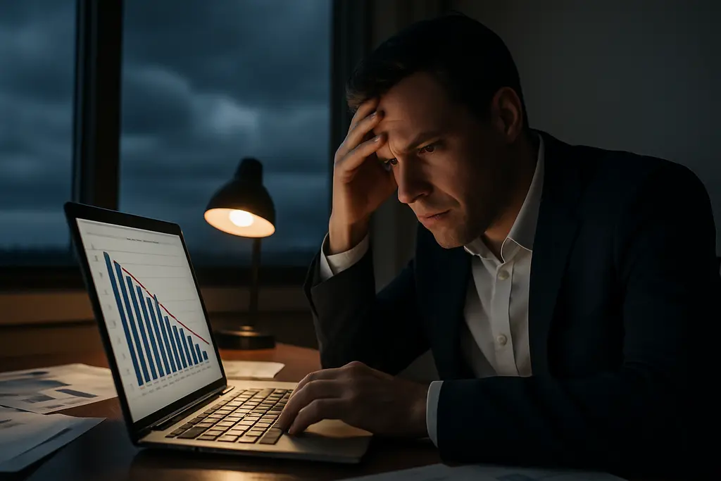 Analyst reviewing shrinking promotions data for sportsbook risk controls