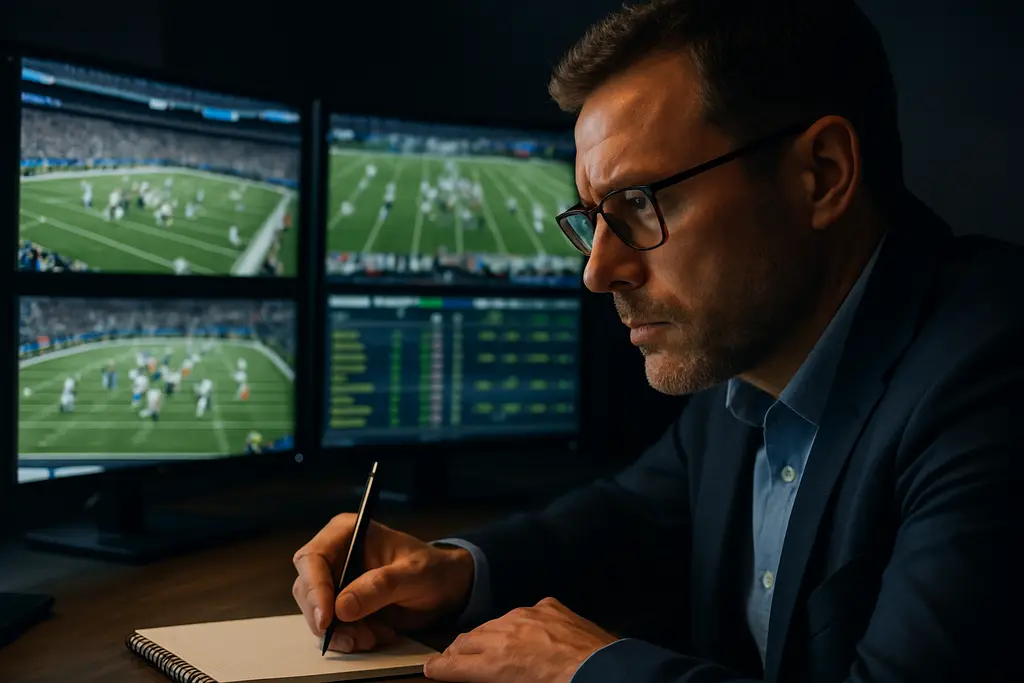 Live Betting Features dashboard showing NFL markets and risk controls