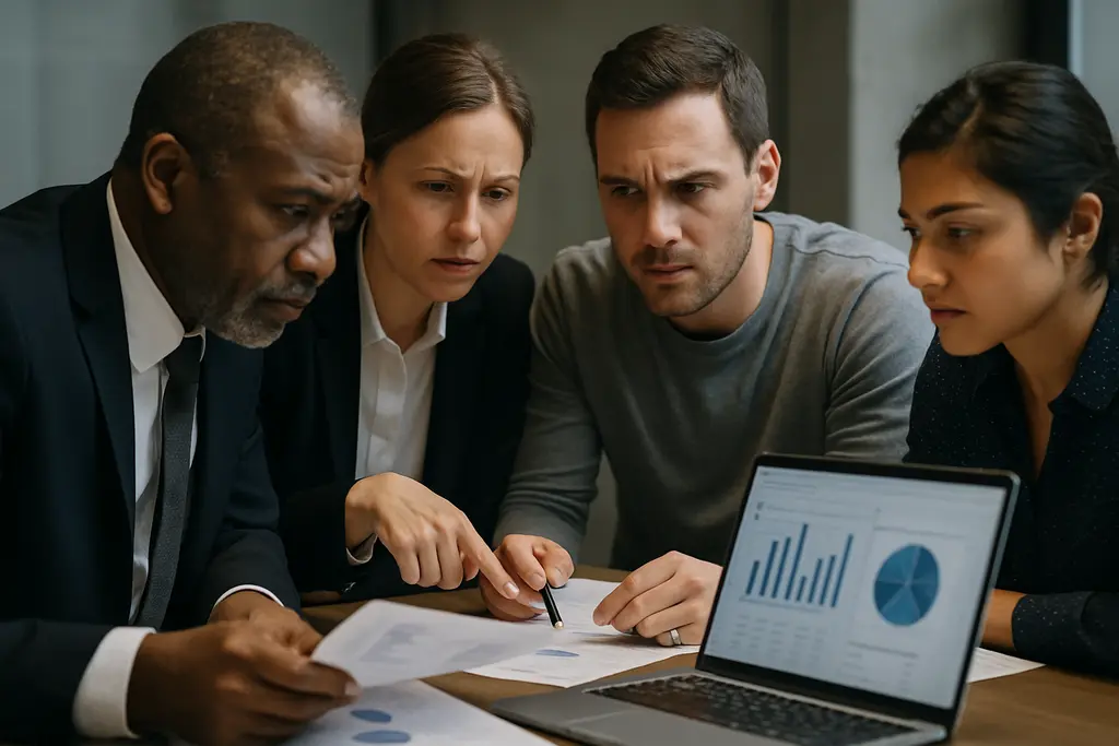 Ohio Prediction Markets compliance review with documents and risk charts on a desk