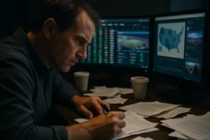 Prediction Market Compliance review with analysts checking state access rules