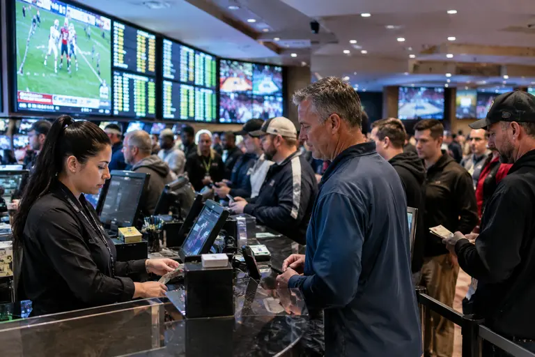 Sportsbook pricing dashboard showing margin and fee scenarios