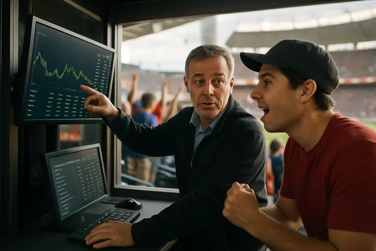 Trading desk monitoring live sports markets and customer-support queues
